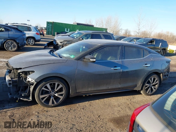 2018 Nissan Maxima SV with VIN 1N4AA6AP4JC389263, listed as a IAAI auction lot 41654077 with 111,149 mi miles. Bid and sale history available at carsss.com. Image 14.
