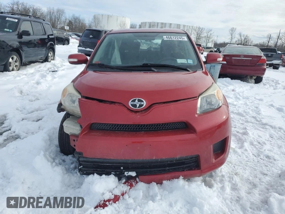 2009 Scion xD with VIN JTKKU10409J039838, listed as a Copart auction lot 46612245 with 67,554 mi miles and Salvage Title. Bid and sale history available at carsss.com. Image 5.