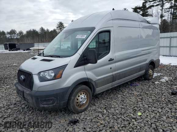 2021 Ford Transit Cargo with VIN 1FTBR2X86MKA10435, listed as a Copart auction lot 41313824 with 44,814 mi miles and . Bid and sale history available at DreamBid. Image 1.