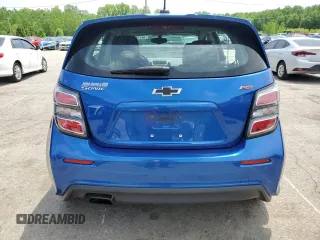 2020 Chevrolet Sonic LT with VIN 1G1JD6SB6L4109157, listed as a Copart auction lot 54716795 with 90,876 mi miles and Salvage title. Bid and sale history available at DreamBid. Image 6.