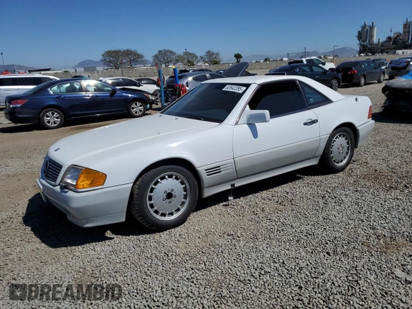 1992 Mercedes-Benz 500 z VIN WDBFA66E7NF049079, wystawiony jako Copart lot #52642285 z przebiegiem 69 976 mil mil oraz Szkody całkowita. Historia ofert i sprzedaży dostępna na DreamBid. Obrazek 1.