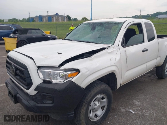 2023 Toyota Tacoma SR with VIN 3TYRX5GN7PT075078, listed as a IAAI auction lot 42421462 with 35,255 mi miles and . Bid and sale history available at DreamBid. Image 6.