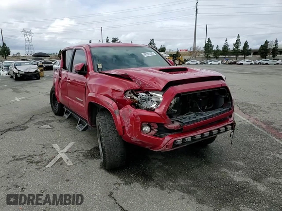 2017 Toyota Tacoma SR5 with VIN 3TMDZ5BN1HM015855, listed as a Copart auction lot 48785845 with 136,218 mi miles and Salvage Title. Bid and sale history available at carsss.com. Image 11.