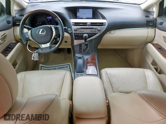 2015 Lexus RX 350 z VIN 2T2ZK1BAXFC153945, wystawiony jako Copart lot #57992875 z przebiegiem 122 099 mil mil oraz Szkoda całkowita • Salvage title. Historia ofert i sprzedaży dostępna na DreamBid. Obrazek 8.