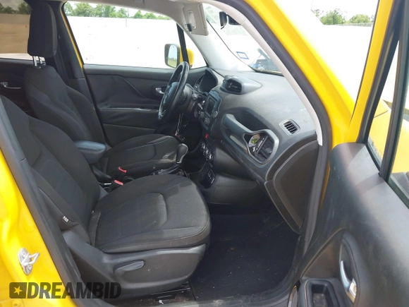 2017 Jeep Renegade Latitude with VIN ZACCJABB9HPG35478, listed as a IAAI auction lot 42576406 with 95,518 mi miles and . Bid and sale history available at DreamBid. Image 5.