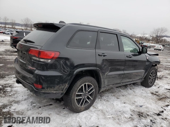 2021 Jeep Grand Cherokee Trailhawk with VIN 1C4RJFLT3MC581673, listed as a Copart auction lot 44993235 with 18,227 mi miles and Salvage Title. Bid and sale history available at carsss.com. Image 3.