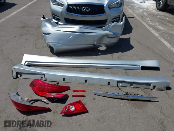 2014 Infiniti Q50 Premium with VIN JN1BV7AP2EM691601, listed as a IAAI auction lot 42323769 with 93,413 mi miles and . Bid and sale history available at DreamBid. Image 12.