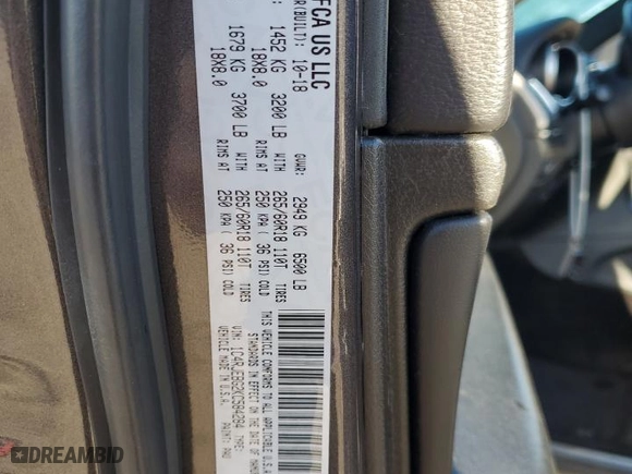 2019 Jeep Grand Cherokee Limited with VIN 1C4RJEBG2KC584284, listed as a Copart auction lot 43655115 with 110,337 mi miles and Salvage Title. Bid and sale history available at carsss.com. Image 14.
