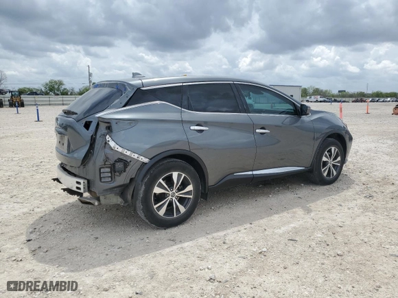 2020 Nissan Murano S with VIN 5N1AZ2AJ1LN127727, listed as a Copart auction lot 50734005 with 29,018 mi miles and Salvage Title. Bid and sale history available at carsss.com. Image 3.