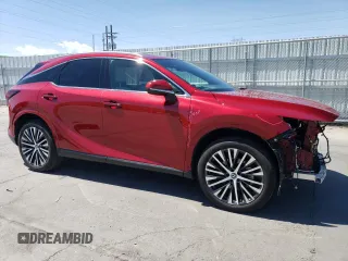 2023 Lexus RX 350 z VIN 2T2BAMCA1PC027141, wystawiony jako Copart lot #55484095 z przebiegiem 14 134 mil mil oraz Szkoda całkowita • Salvage title. Historia ofert i sprzedaży dostępna na DreamBid. Obrazek 4.