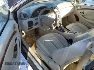 2008 Mercedes-Benz CLK 350 with VIN WDBTJ56H68F236034, listed as a Copart auction lot 88163635 with 156,478 mi miles and Salvage title. Bid and sale history available at DreamBid. Image 8.