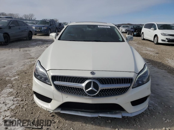 2016 Mercedes-Benz CLS 400 with VIN WDDLJ6FB8GA161891, listed as a Copart auction lot 87276124 with 93,133 mi miles and Salvage title. Bid and sale history available at DreamBid. Image 5.