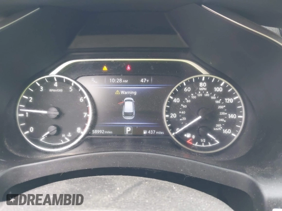 2020 Nissan Murano S with VIN 5N1AZ2AS4LN163906, listed as a IAAI auction lot 41932468 with 58,992 mi miles and . Bid and sale history available at DreamBid. Image 7.