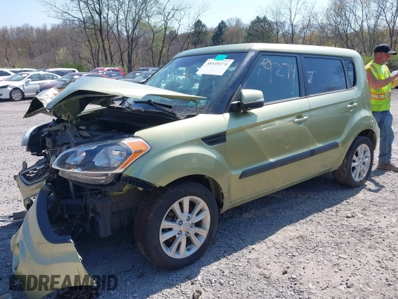 2013 Kia Soul ! with VIN KNDJT2A67D7602059, listed as a IAAI auction lot 38549274 with 92,118 mi miles. Bid and sale history available at carsss.com. Image 2.