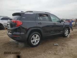2020 GMC Terrain SLE with VIN 3GKALTEV9LL339448, listed as a Copart auction lot 55517915 with 33,250 mi miles and Salvage title. Bid and sale history available at DreamBid. Image 3.