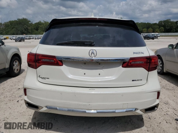 2019 Acura MDX Sport Hybrid w/Technology Pkg with VIN 5J8YD7H53KL000884, listed as a Copart auction lot 59108484 with 63,513 mi miles and Non Repairable. Bid and sale history available at carsss.com. Image 6.