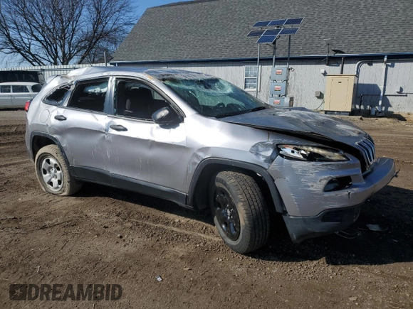 2017 Jeep Cherokee Sport with VIN 1C4PJMAB7HW630500, listed as a Copart auction lot 50075905 with 103,623 mi miles and Clean Title. Bid and sale history available at carsss.com. Image 4.