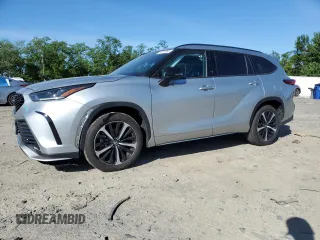 2022 Toyota Highlander XSE z VIN 5TDLZRBHXNS244110, wystawiony jako Copart lot #57018755 z przebiegiem 55 633 mil mil oraz Szkoda całkowita • Salvage title. Historia ofert i sprzedaży dostępna na DreamBid. Obrazek 1.
