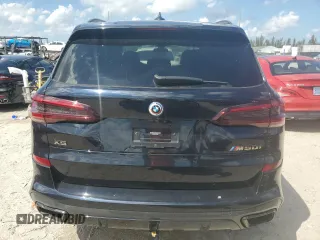2023 BMW X5 M50i z VIN 5UXJU4C09P9P94657, wystawiony jako Copart lot #50709685 z przebiegiem Nie podano mil oraz Szkoda całkowita • Salvage title. Historia ofert i sprzedaży dostępna na DreamBid. Obrazek 6.