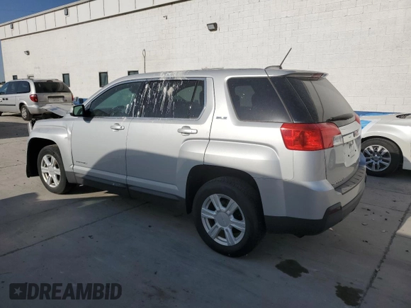 2015 GMC Terrain SLE with VIN 2GKFLVEK1F6157257, listed as a Copart auction lot 62030355 with Not provided miles and Salvage title. Bid and sale history available at DreamBid. Image 2.