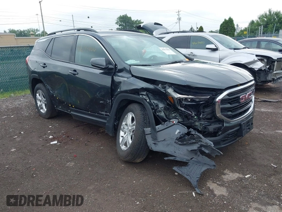 2019 GMC Terrain SLE with VIN 3GKALMEVXKL106800, listed as a IAAI auction lot 42673866 with 50,431 mi miles and . Bid and sale history available at DreamBid. Image 1.