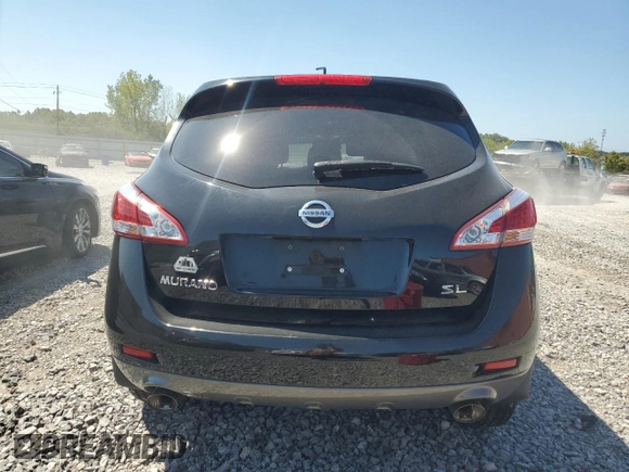 2014 Nissan Murano SV with VIN JN8AZ1MU1EW418296, listed as a Copart auction lot 71551524 with 113,837 mi miles and Salvage Title. Bid and sale history available at carsss.com. Image 6.