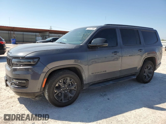 2024 Jeep Wagoneer Series II Carbide with VIN 1C4SJVBP4RS107924, listed as a Copart auction lot 71017184 with 15,695 mi miles and Salvage Title. Bid and sale history available at DreamBid. Image 1.