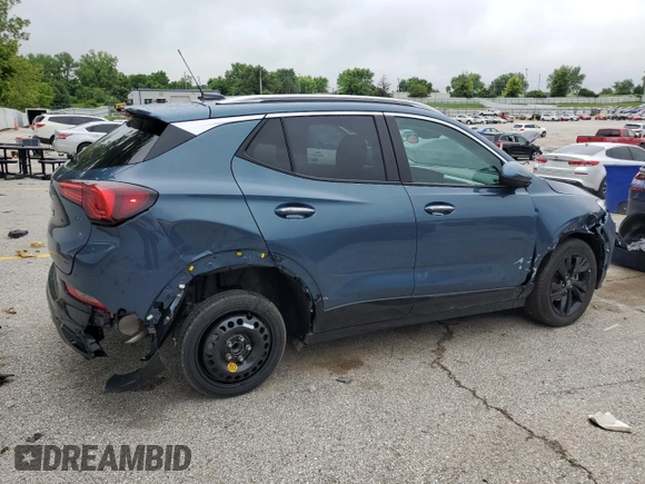 2024 Buick Encore GX Sport Touring with VIN KL4AMDSLXRB004172, listed as a Copart auction lot 59204185 with 15,838 mi miles and Salvage title. Bid and sale history available at DreamBid. Image 3.