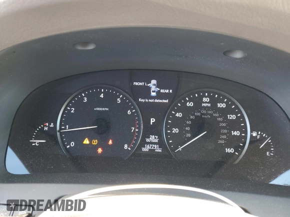 2015 Lexus LS 460 L with VIN JTHGL5EF8F5054334, listed as a Copart auction lot 87248924 with 167,791 mi miles and Salvage title. Bid and sale history available at DreamBid. Image 9.
