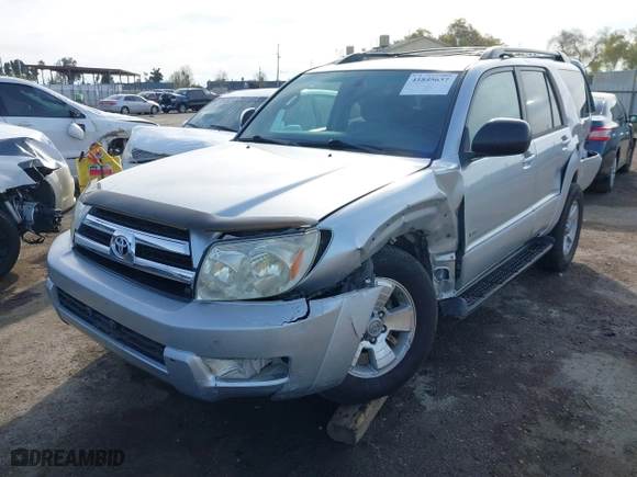 2005 Toyota 4Runner SR5 with VIN JTEZU14R550055329, listed as a IAAI auction lot 41845637 with 199,187 mi miles. Bid and sale history available at carsss.com. Image 21.
