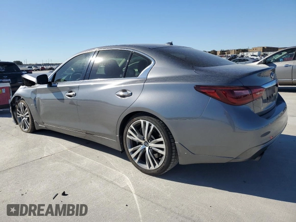 2018 Infiniti Q50 Sport with VIN JN1EV7AP8JM355507, listed as a Copart auction lot 88958005 with 67,852 mi miles and Salvage Title. Bid and sale history available at carsss.com. Image 2.