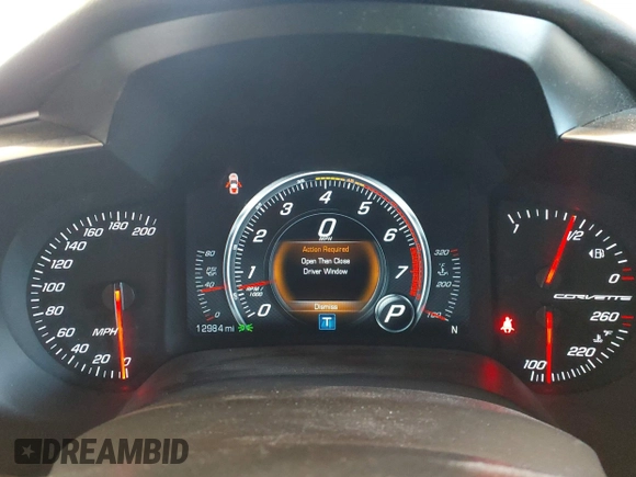 2016 Chevrolet Corvette Z51 2LT with VIN 1G1YK2D71G5115826, listed as a IAAI auction lot 42220009 with Not provided miles and . Bid and sale history available at DreamBid. Image 7.