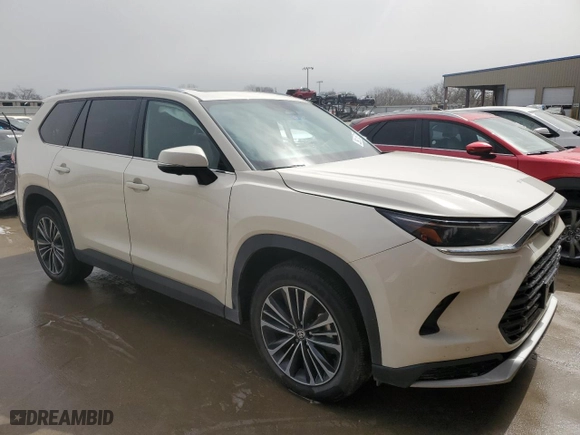 2024 Toyota Grand Highlander Hybrid MAX Limited with VIN 5TDADAB54RS003758, listed as a Copart auction lot 47580345 with 35,512 mi miles and Clean Title. Bid and sale history available at carsss.com. Image 4.