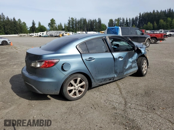 2011 Mazda 3 i Touring with VIN JM1BL1VG0B1451020, listed as a Copart auction lot 55887435 with Not Provided miles and Salvage Title. Bid and sale history available at DreamBid. Image 3.
