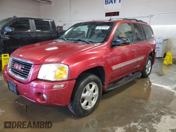 2004 GMC Envoy SLE with VIN 1GKDT13S442263537, listed as a Copart auction lot 52191775 with 0 mi miles and Salvage Title. Bid and sale history available at carsss.com. Image 1.