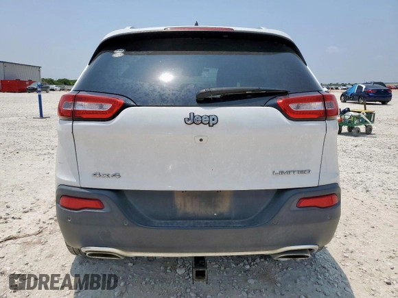 2016 Jeep Cherokee Limited with VIN 1C4PJMDS4GW249150, listed as a Copart auction lot 58017975 with 109,953 mi miles and Salvage title. Bid and sale history available at DreamBid. Image 6.