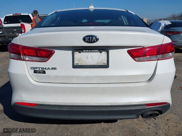2017 Kia Optima LX with VIN 5XXGT4L33HG166901, listed as a IAAI auction lot 41589431 with NaN miles. Bid and sale history available at carsss.com. Image 16.