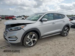 2017 Hyundai Tucson Sport with VIN KM8J33A25HU588197, listed as a Copart auction lot 55867155 with 50,130 mi miles and Salvage title. Bid and sale history available at DreamBid. Image 1.
