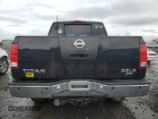 2005 Nissan Titan LE with VIN 1N6AA07B15N552302, listed as a Copart auction lot 44396985 with 172,401 mi miles and Salvage Title. Bid and sale history available at carsss.com. Image 6.