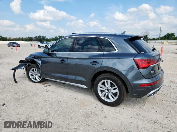 2024 Audi Q5 S line Premium with VIN WA1GAAFY6R2030890, listed as a Copart auction lot 59432555 with 33,671 mi miles and Salvage title. Bid and sale history available at DreamBid. Image 2.