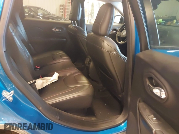 2019 Jeep Cherokee Trailhawk with VIN 1C4PJMBX4KD389637, listed as a IAAI auction lot 41740750 with 46,695 mi miles and . Bid and sale history available at DreamBid. Image 8.