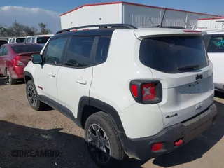 2023 Jeep Renegade Trailhawk with VIN ZACNJDC10PPP71428, listed as a IAAI auction lot 41774118 with 29,413 mi miles and . Bid and sale history available at DreamBid. Image 3.