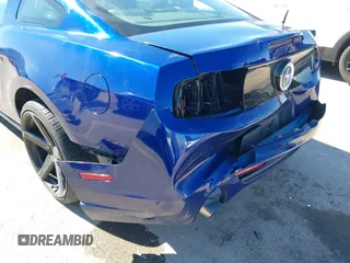 2014 Ford Mustang V6 with VIN 1ZVBP8AM8E5318735, listed as a IAAI auction lot 41848924 with 112,420 mi miles. Bid and sale history available at carsss.com. Image 6.