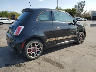 2015 FIAT 500 Sport with VIN 3C3CFFBR6FT707324, listed as a Copart auction lot 52403905 with 61,937 mi miles and Clean Title. Bid and sale history available at carsss.com. Image 3.