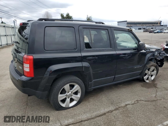 2014 Jeep Patriot Latitude with VIN 1C4NJPFB8ED674112, listed as a Copart auction lot 50460065 with 107,350 mi miles and Salvage Title. Bid and sale history available at carsss.com. Image 3.