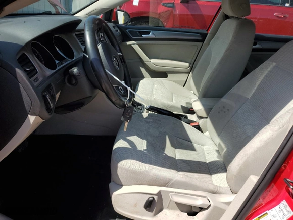 2016 Volkswagen Golf TSI SE with VIN 3VW217AU3GM065008, listed as a Copart auction lot 53892935 with 42,482 mi miles and Salvage Title. Bid and sale history available at carsss.com. Image 7.
