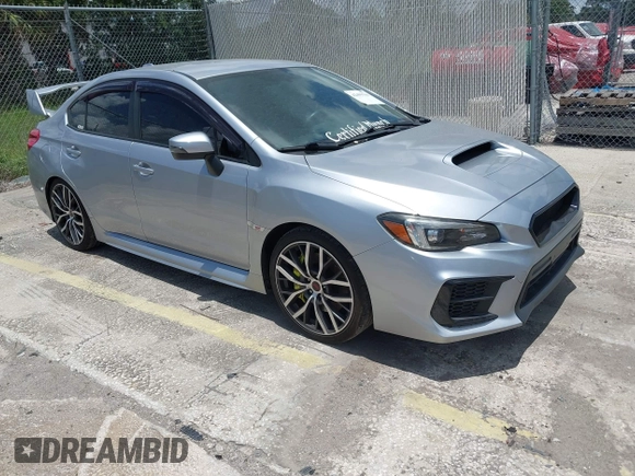 2021 Subaru WRX STI with VIN JF1VA2E66M9822014, listed as a IAAI auction lot 42499316 with 55,625 mi miles and . Bid and sale history available at DreamBid. Image 1.