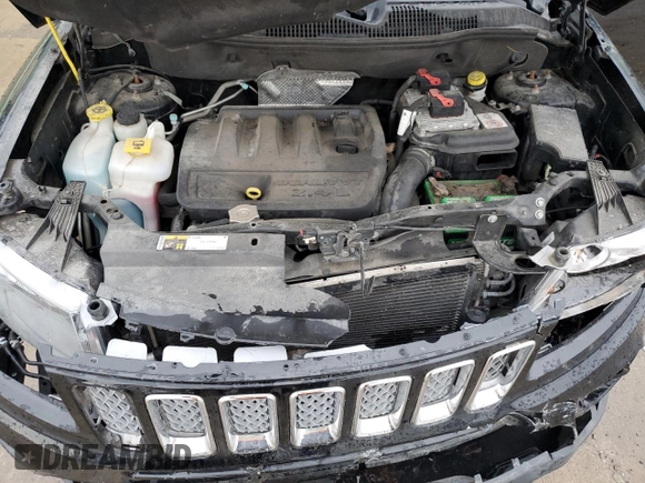 2016 Jeep Compass Latitude with VIN 1C4NJCEB7GD664653, listed as a Copart auction lot 87313664 with 64,580 mi miles and Salvage Title. Bid and sale history available at carsss.com. Image 12.