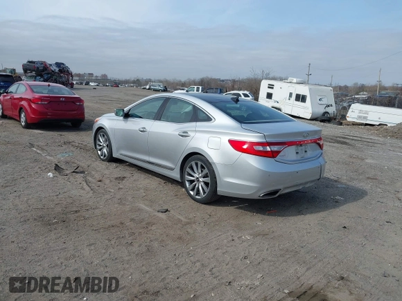 2013 Hyundai Azera with VIN KMHFH4JG9DA323254, listed as a IAAI auction lot 41776183 with 73,489 mi miles and . Bid and sale history available at DreamBid. Image 3.