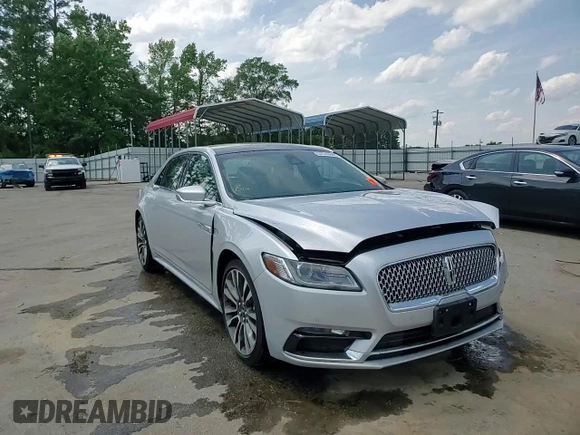 2018 Lincoln Continental Reserve with VIN 1LN6L9RP1J5611452, listed as a Copart auction lot 57516865 with Not provided miles and Salvage title. Bid and sale history available at DreamBid. Image 13.